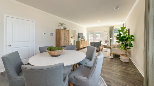 Dining area open to the other main living areas