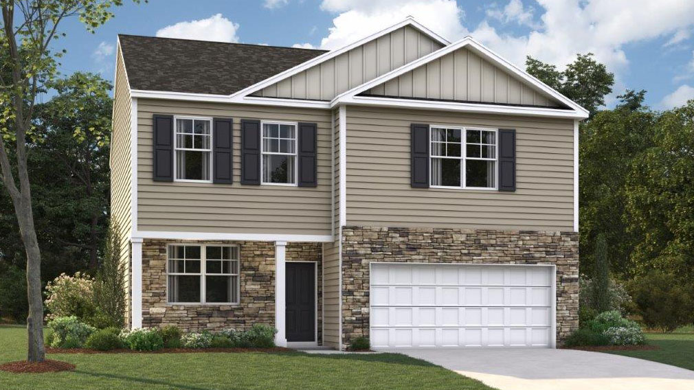 rendering of two story home