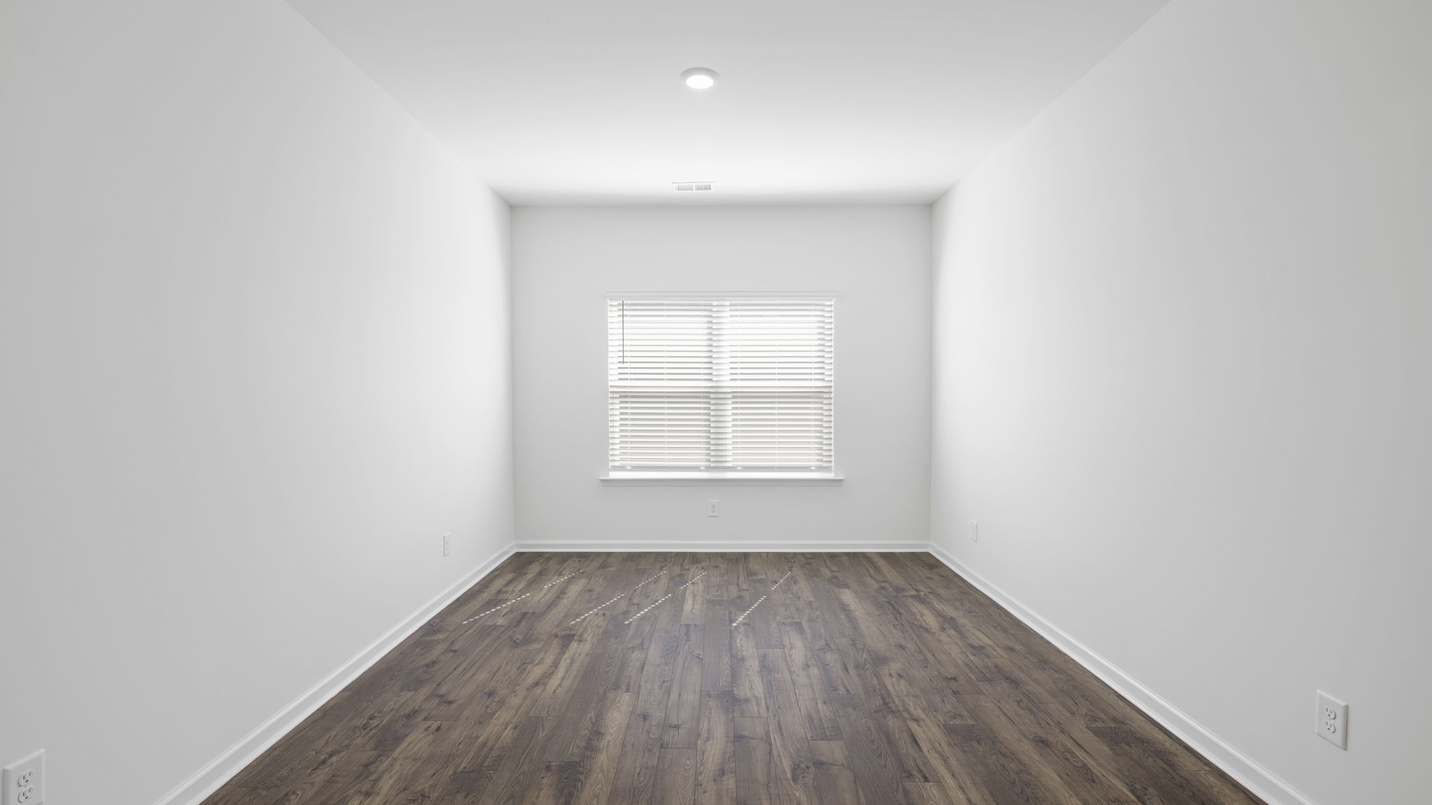 formal dining area with double window