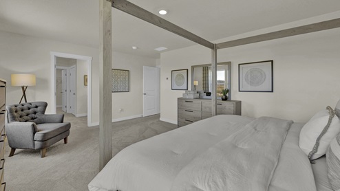 Primary bedroom with ensuite