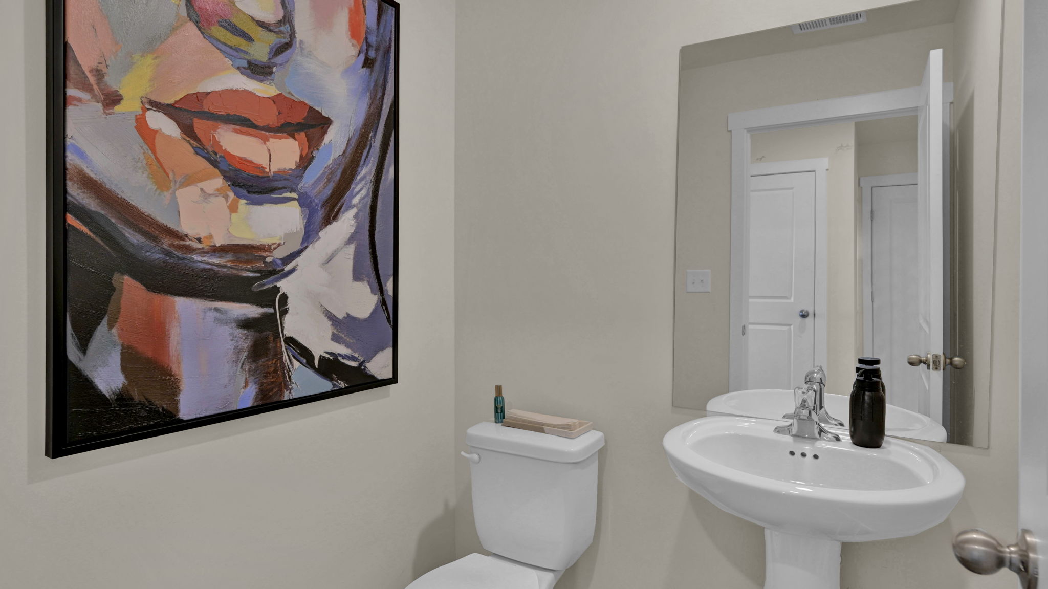 downstairs half bathroom