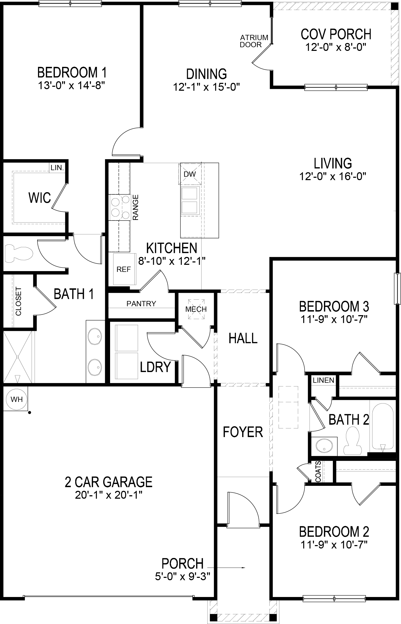 Aria floor plan