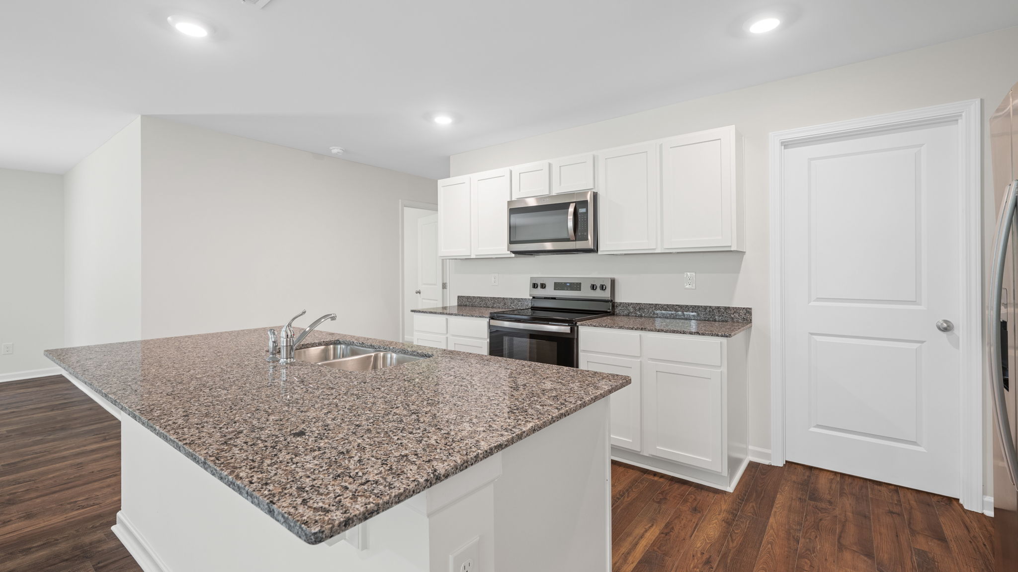 kitchen with island and appliances