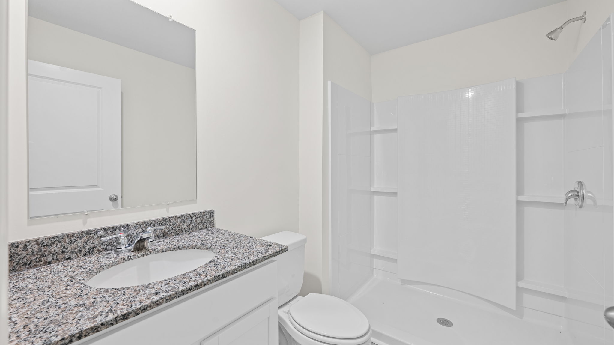 bathroom with standing shower