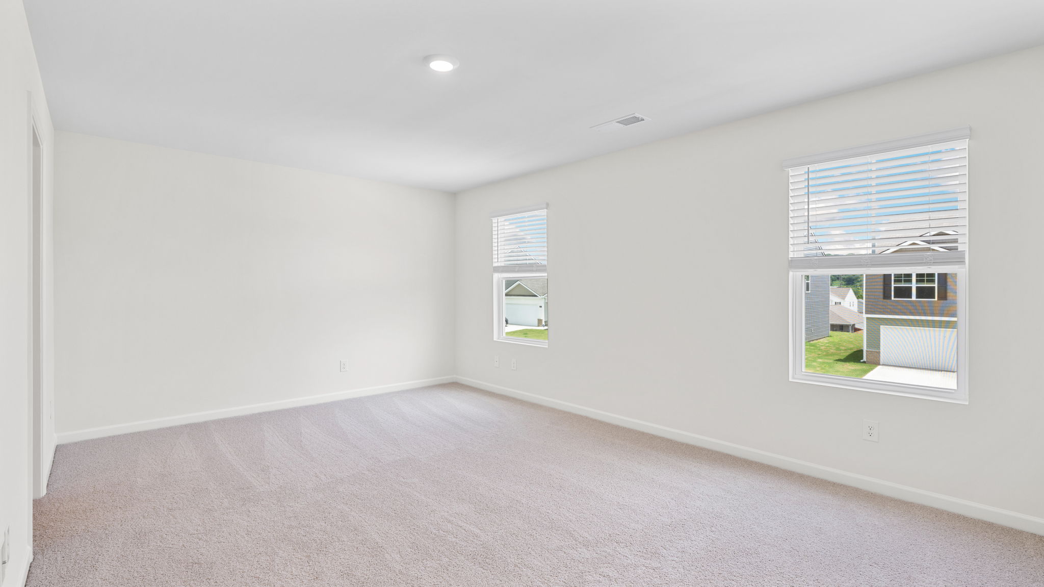 bedroom with windows