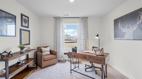 Guest room with single window