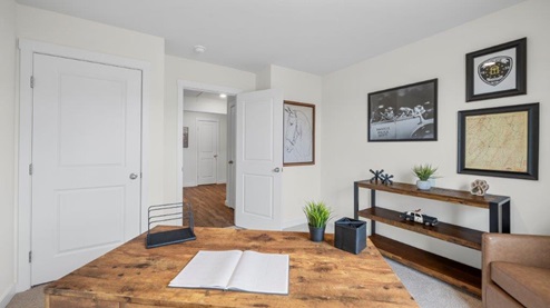 Guest bedroom with closet