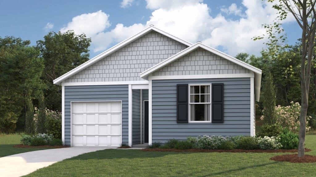 rendering of single story home