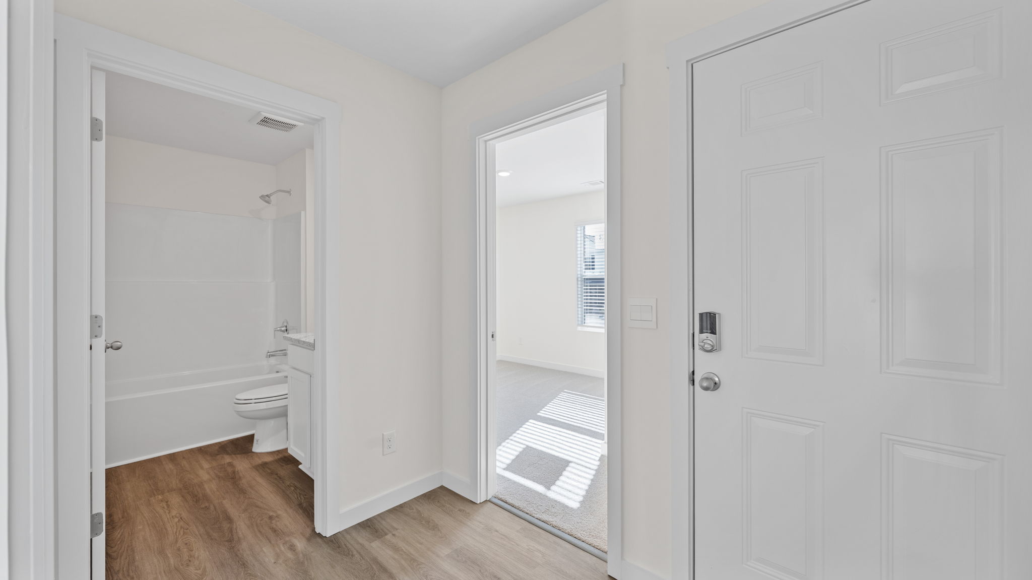 lvp flooring and exterior door