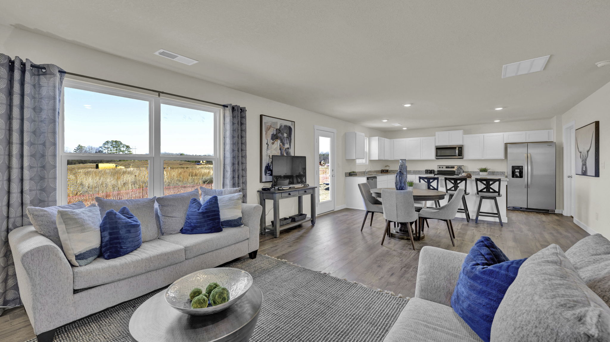 open concept first floor