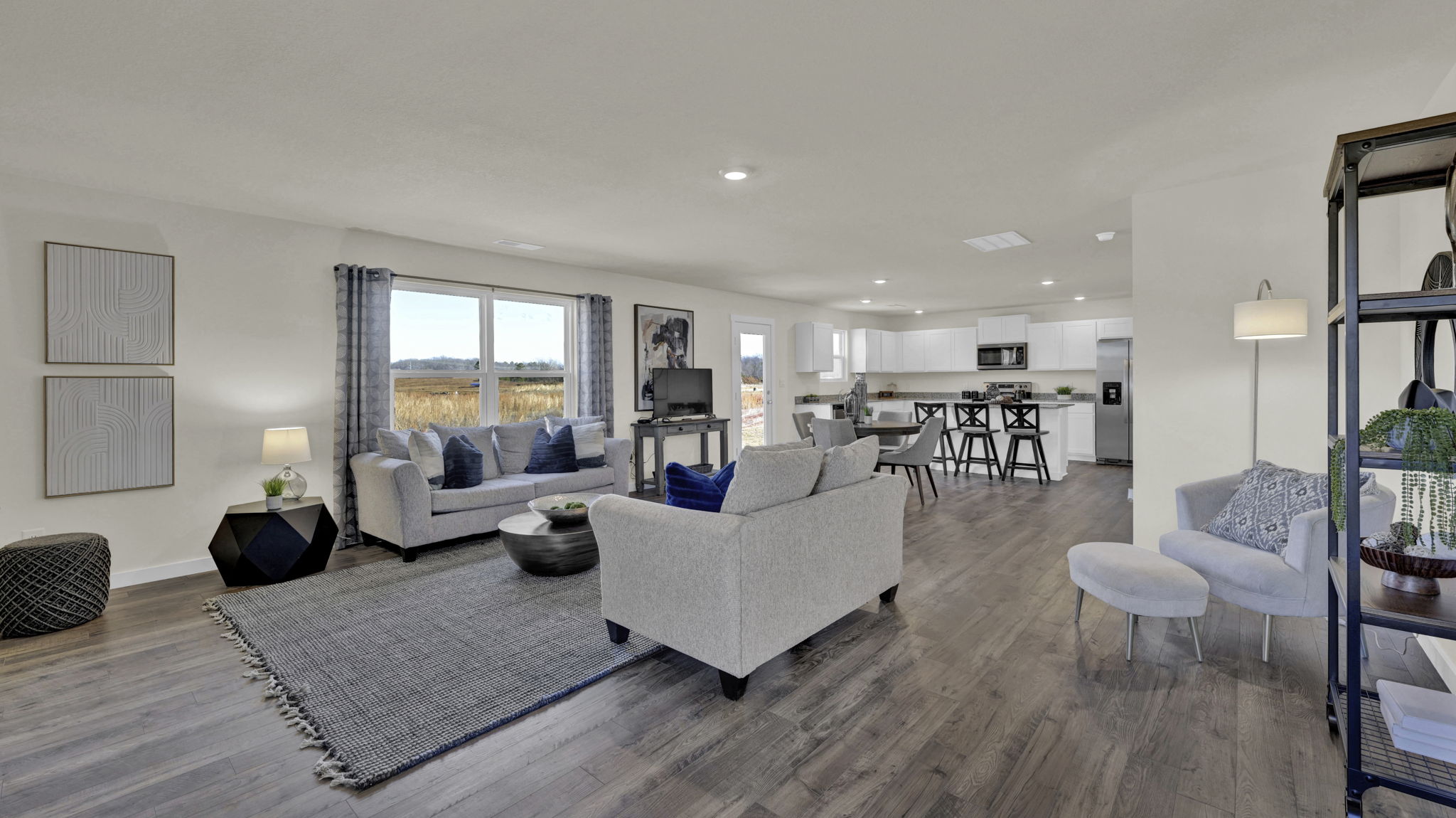 open concept first floor