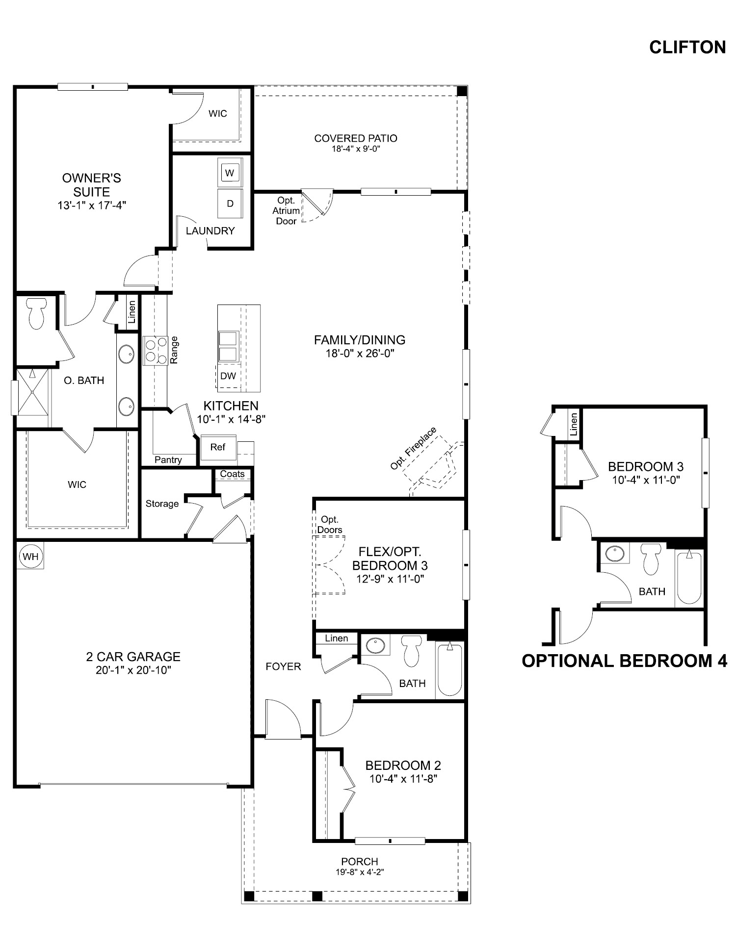 Clifton floor plan