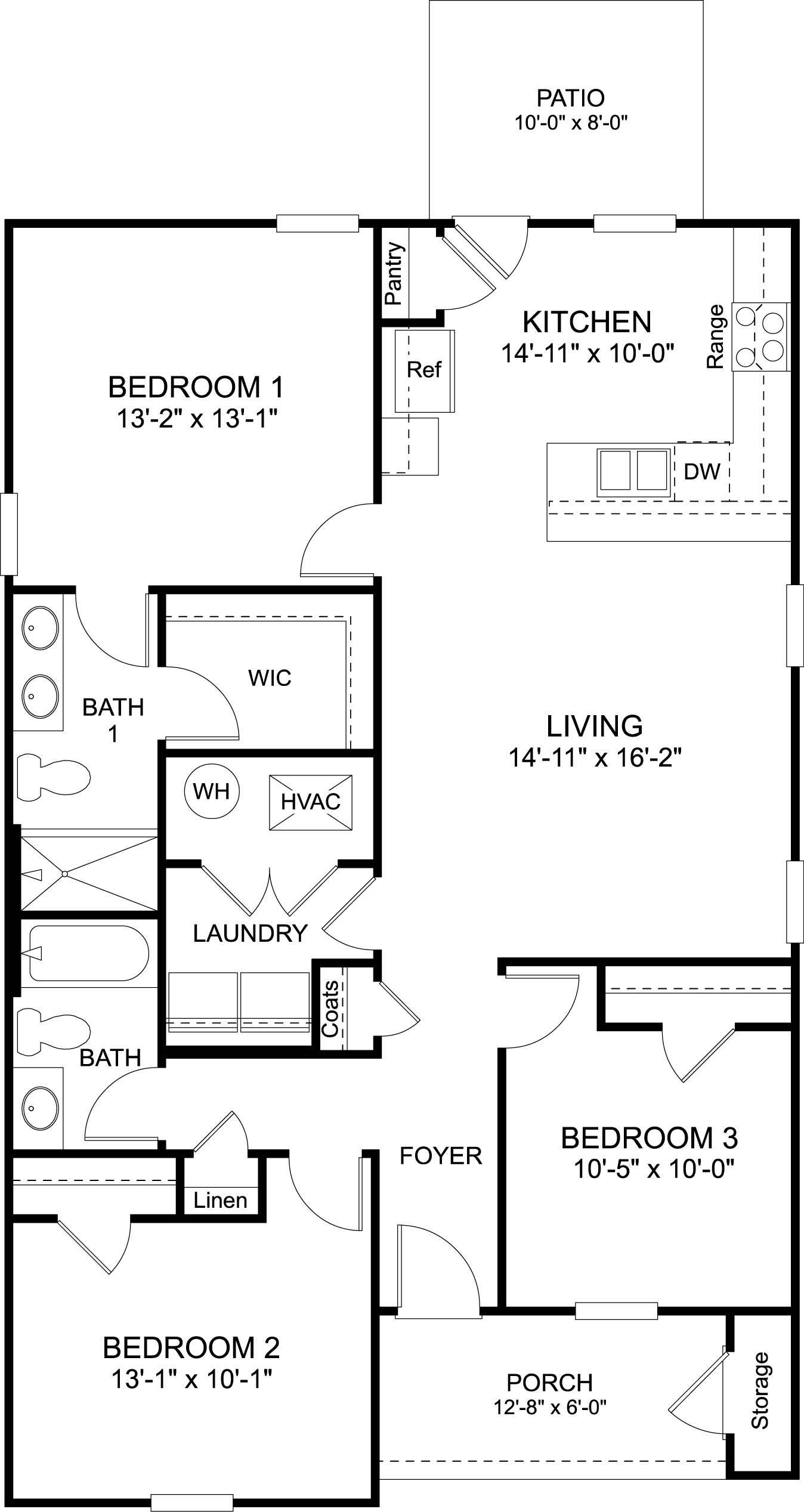 Lewis floor plan