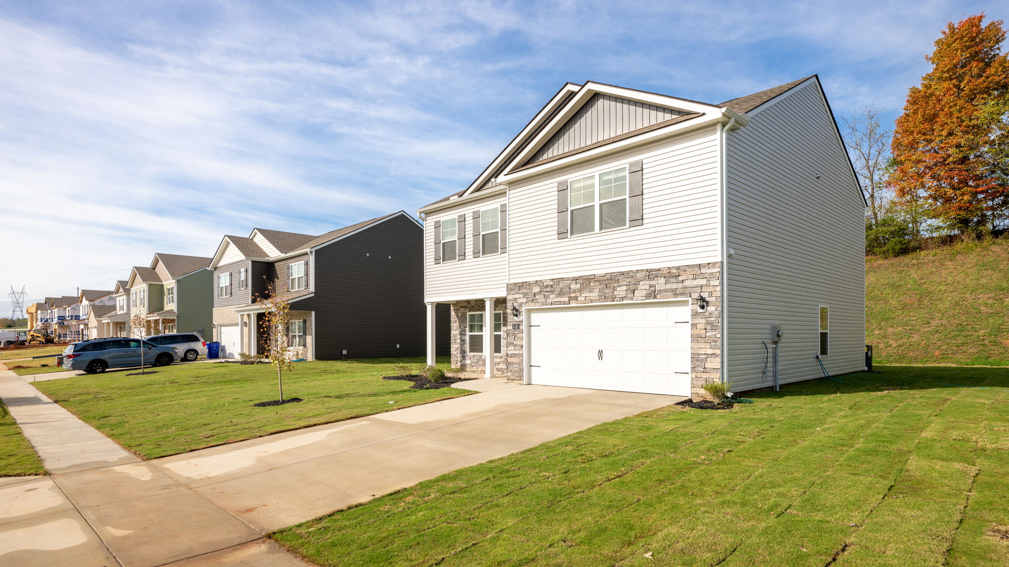 photo of a two story home