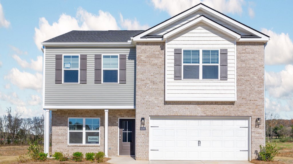 photo of a two story home