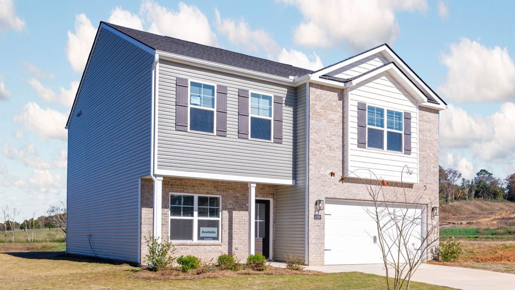 photo of a two story home