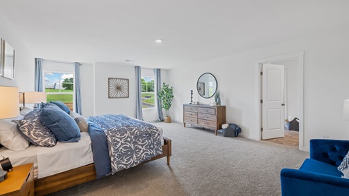 Second floor primary bedroom