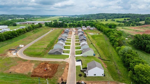 Ariel view of Lone Oaks and surrounding areas