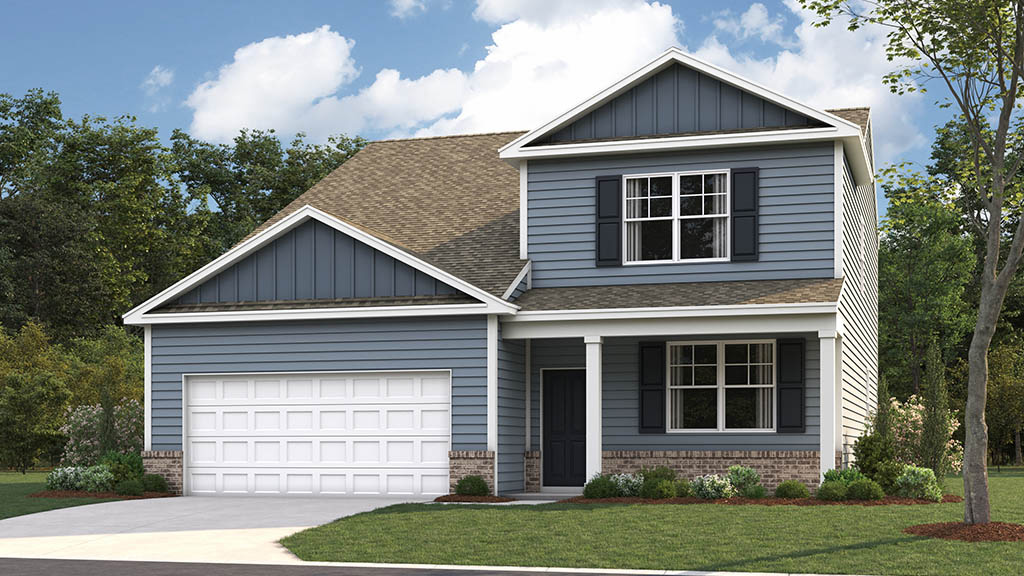 rendering of two story home