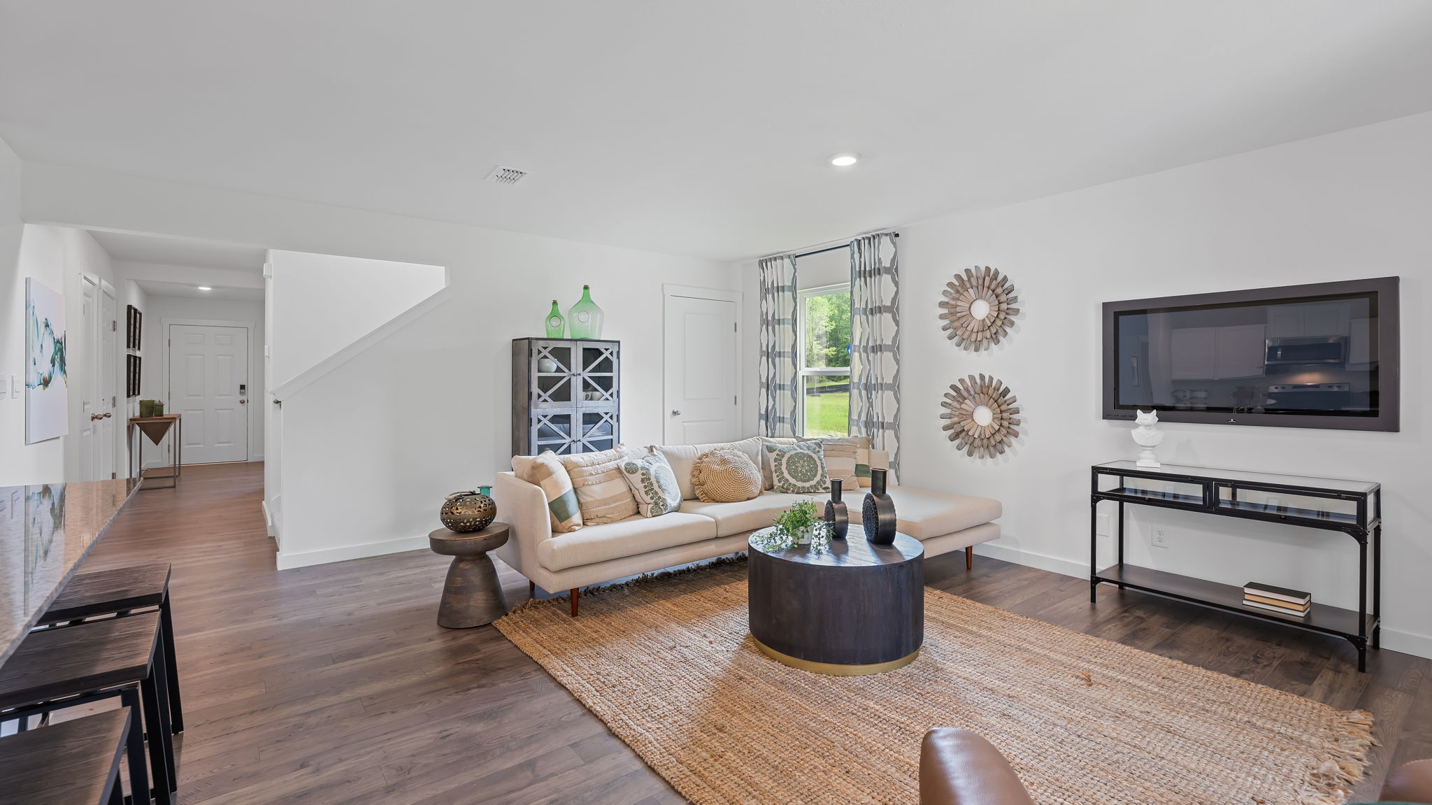 Open floorplan living area