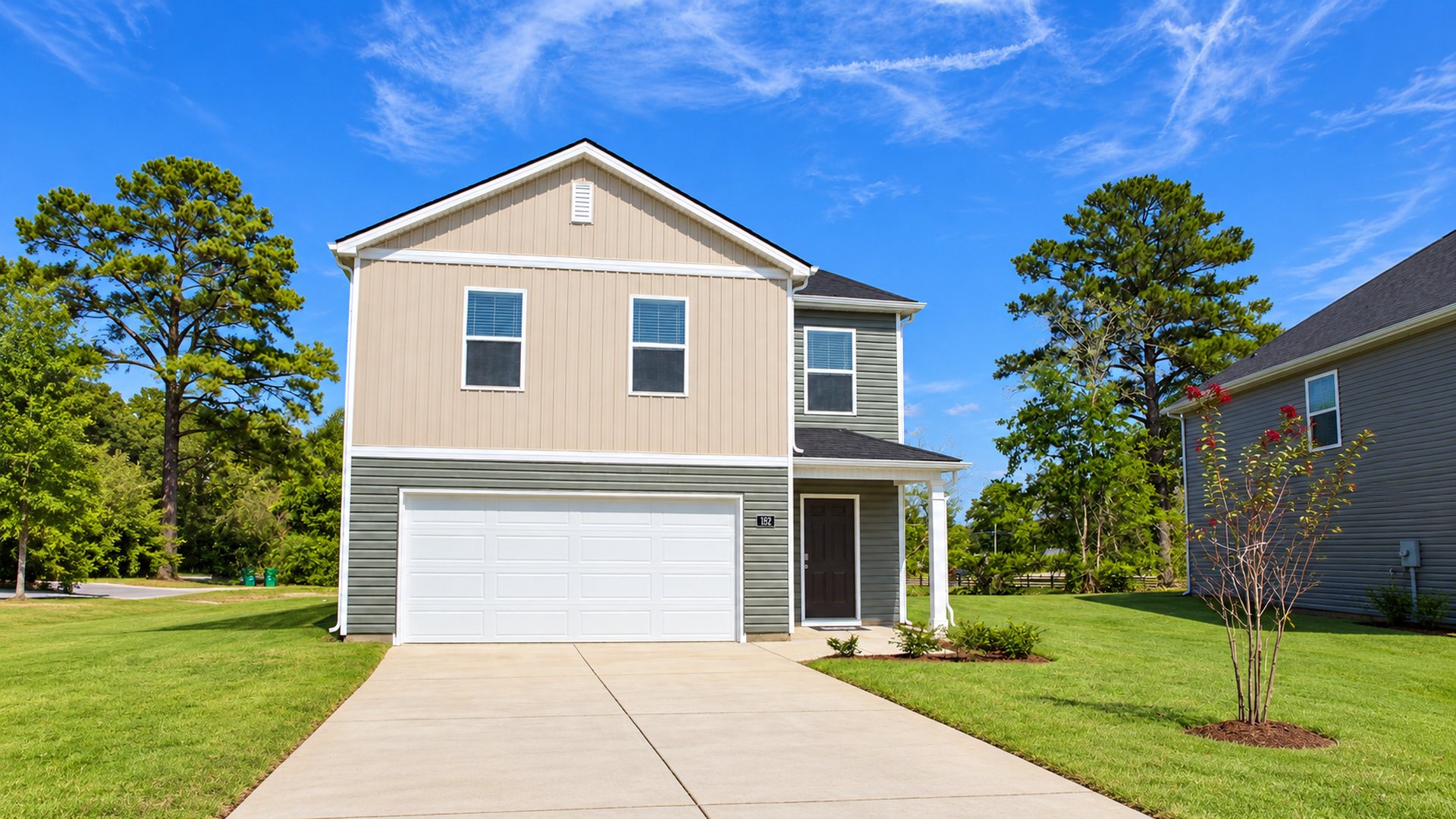 rendering of two story home