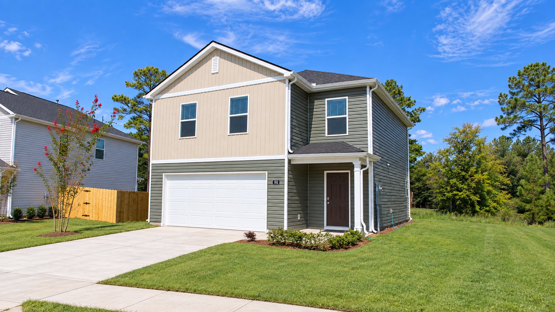 rendering of two story home