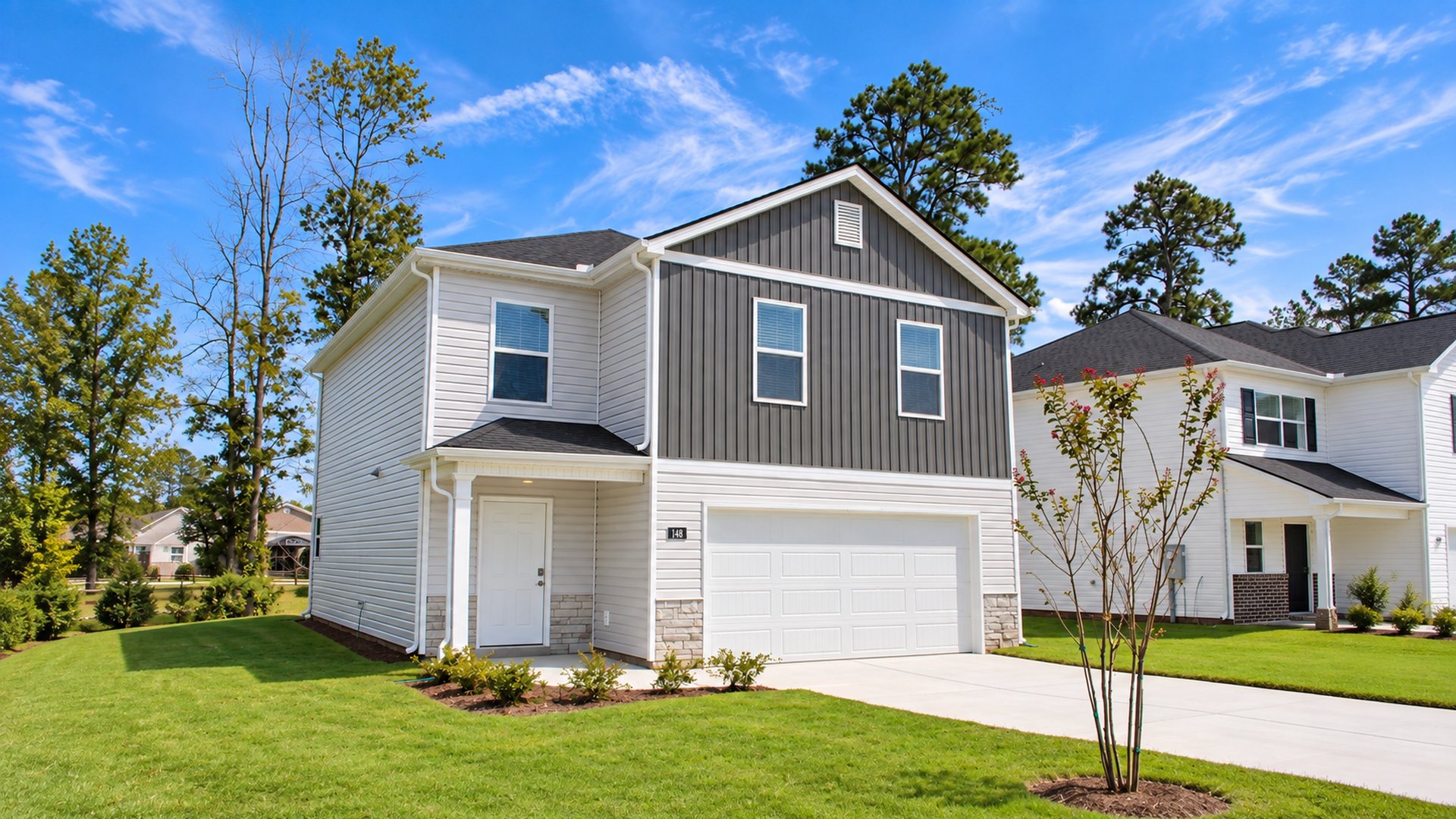 photo of two story home