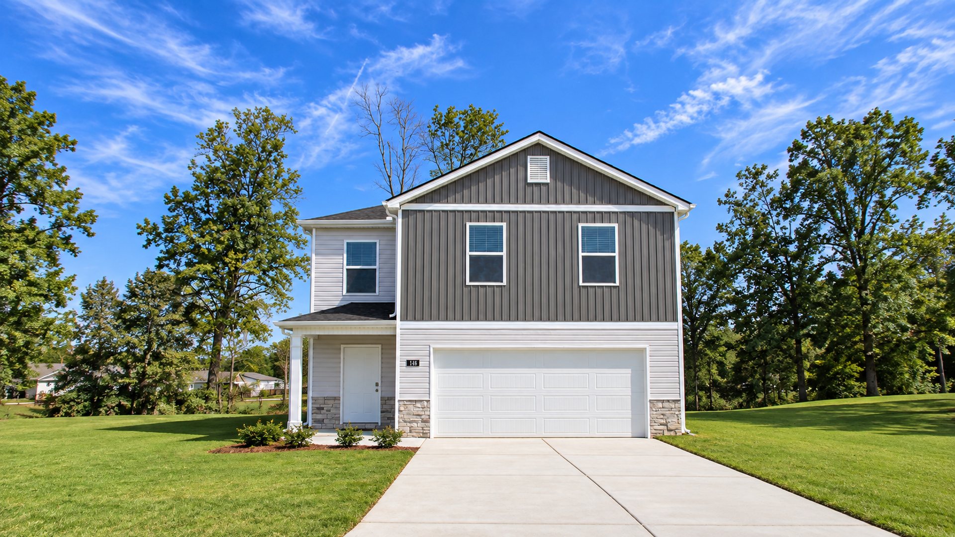 photo of two story home