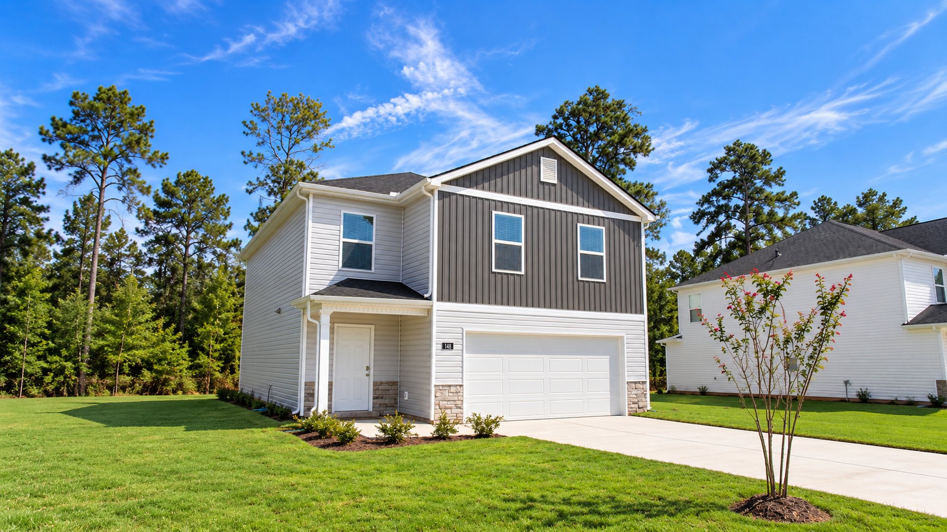 photo of two story home