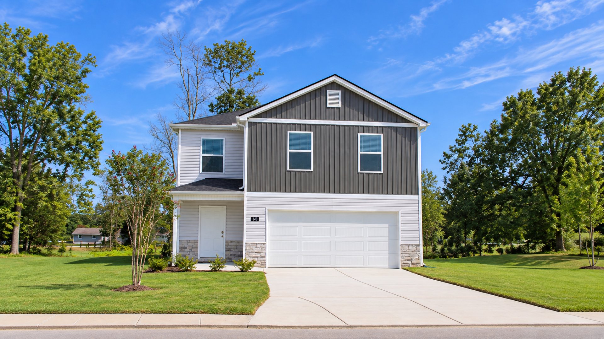 photo of two story home