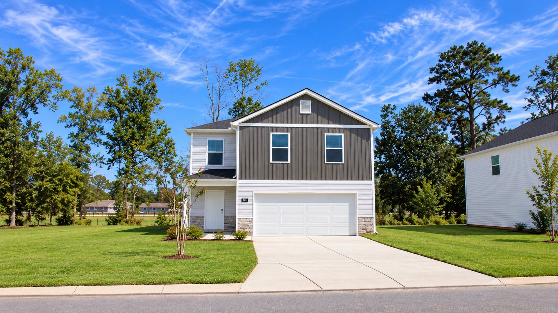 photo of two story home