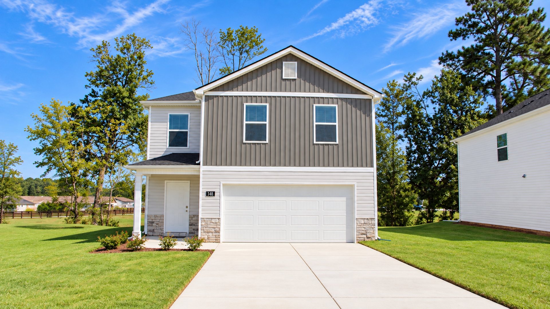 photo of two story home