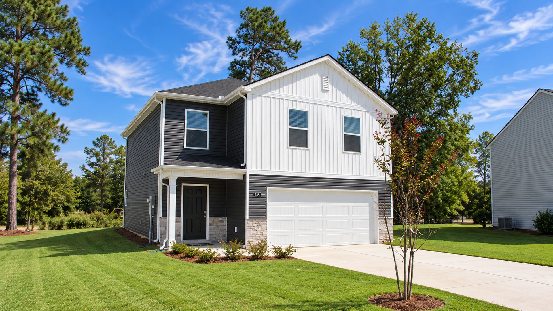 rendering of two story home