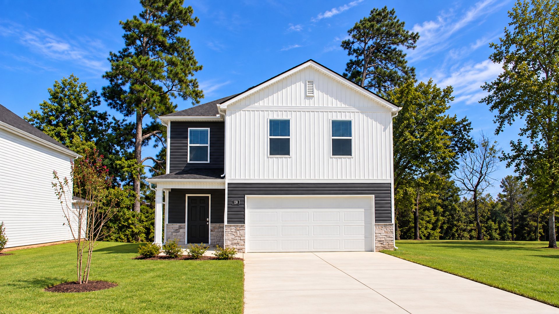 rendering of two story home