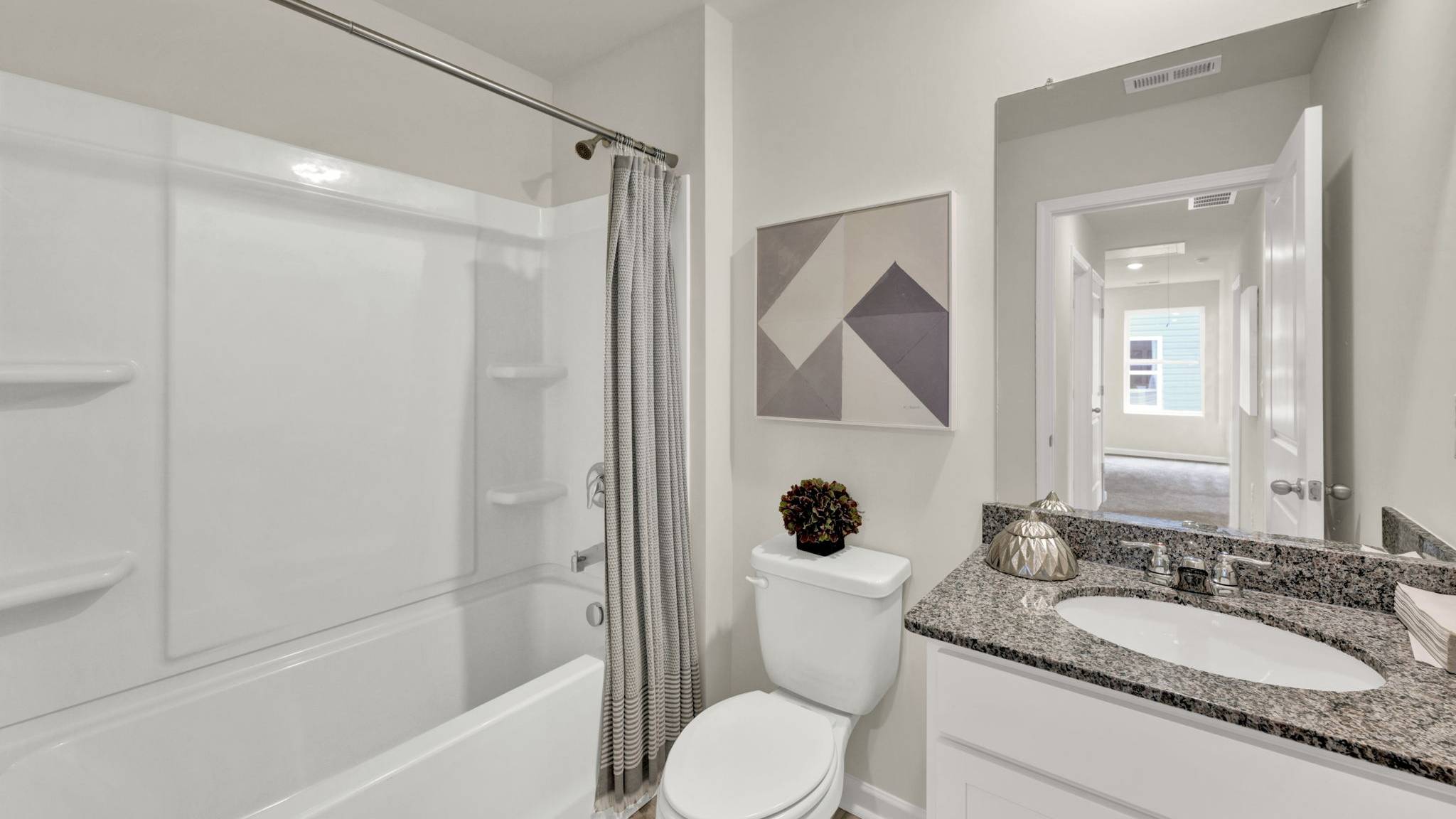 upstairs bathroom with shower