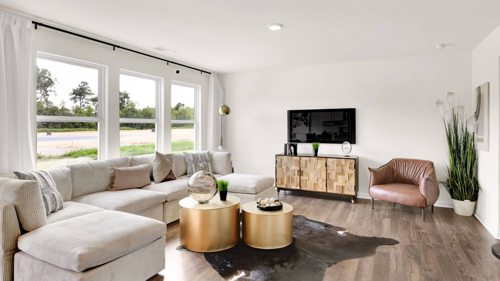 open concept living area