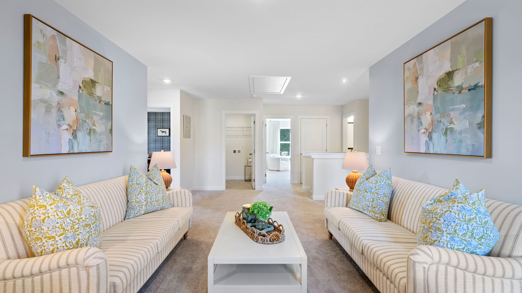 Loft on second level of two story home