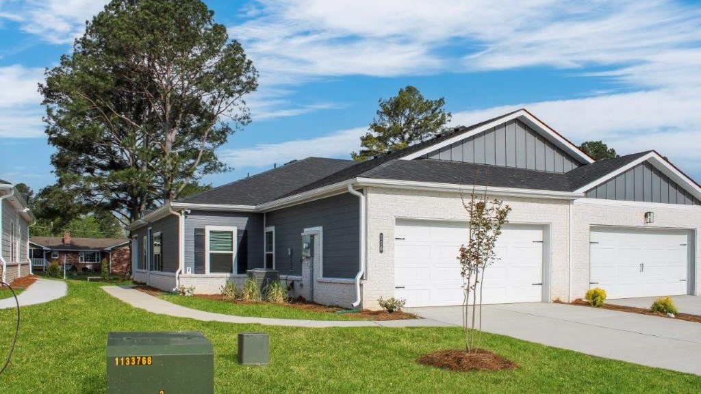 exterior of duplex
