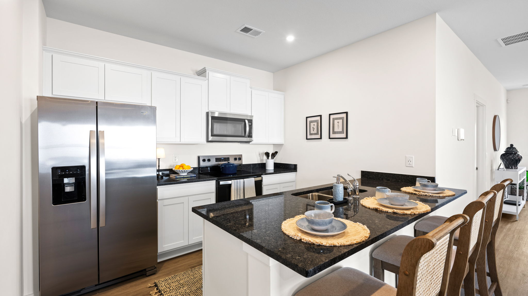 kitchen with stainless steel appliances