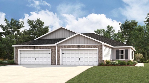 rendering exterior of duplex
