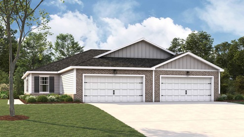 rendering exterior of duplex