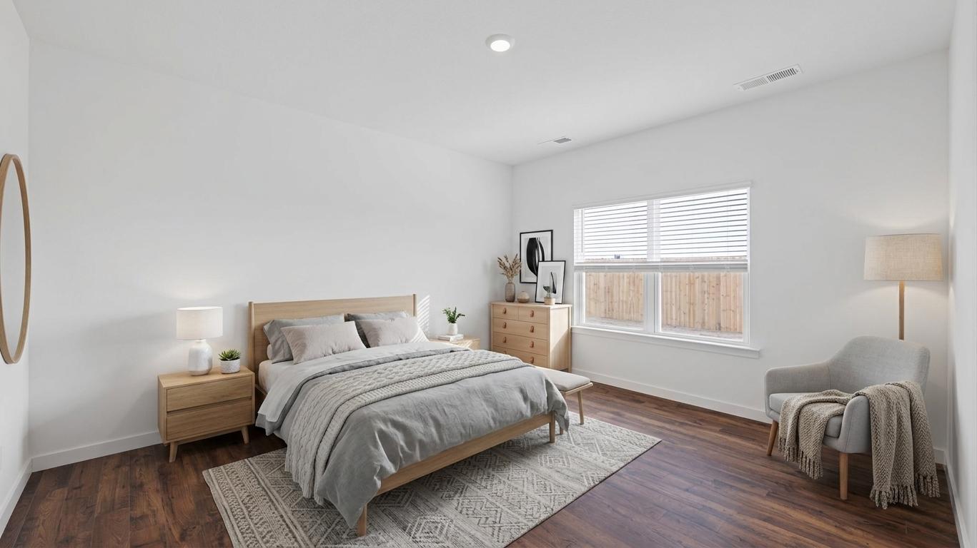 bedroom with window