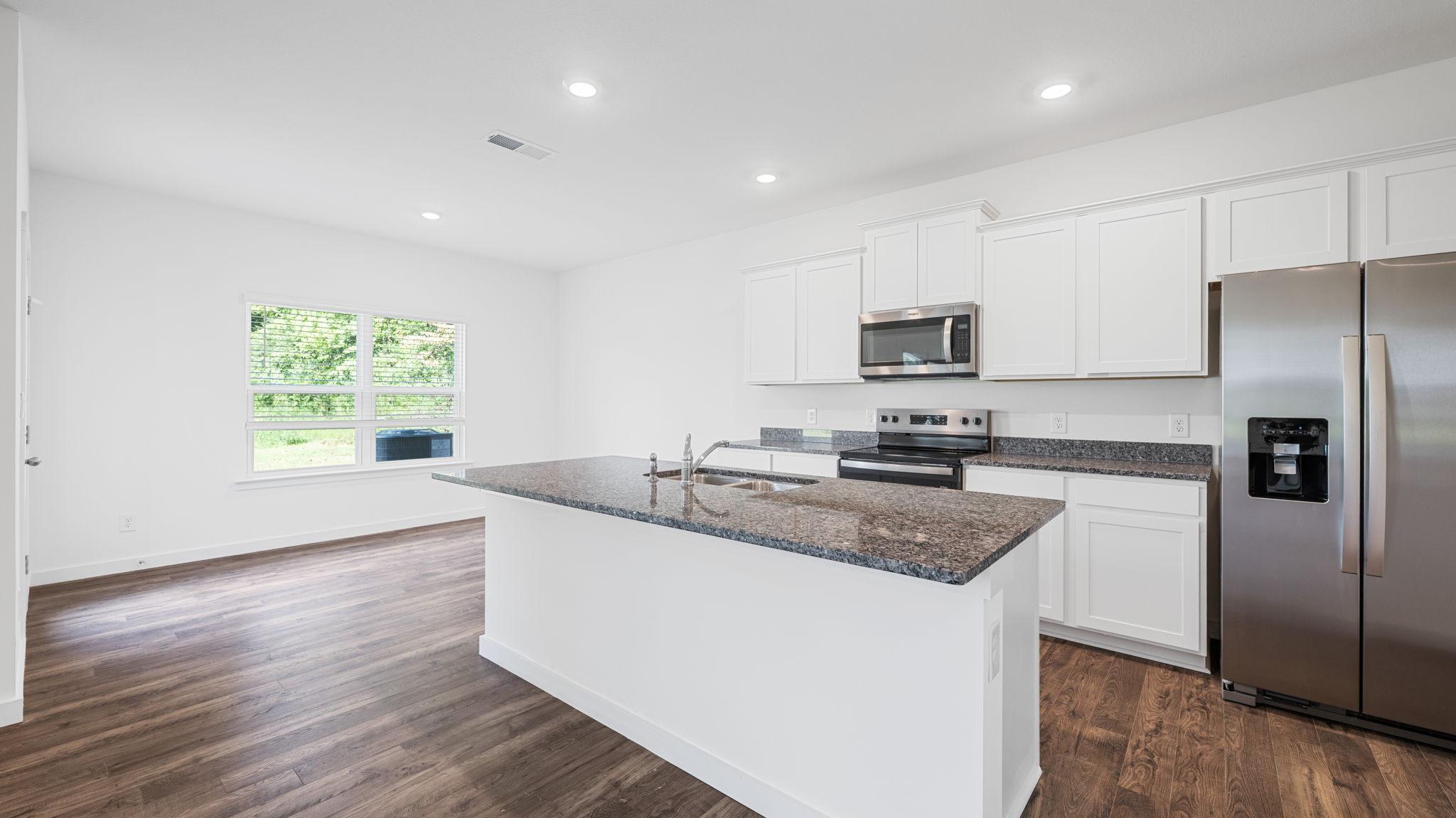 kitchen with island and appliances