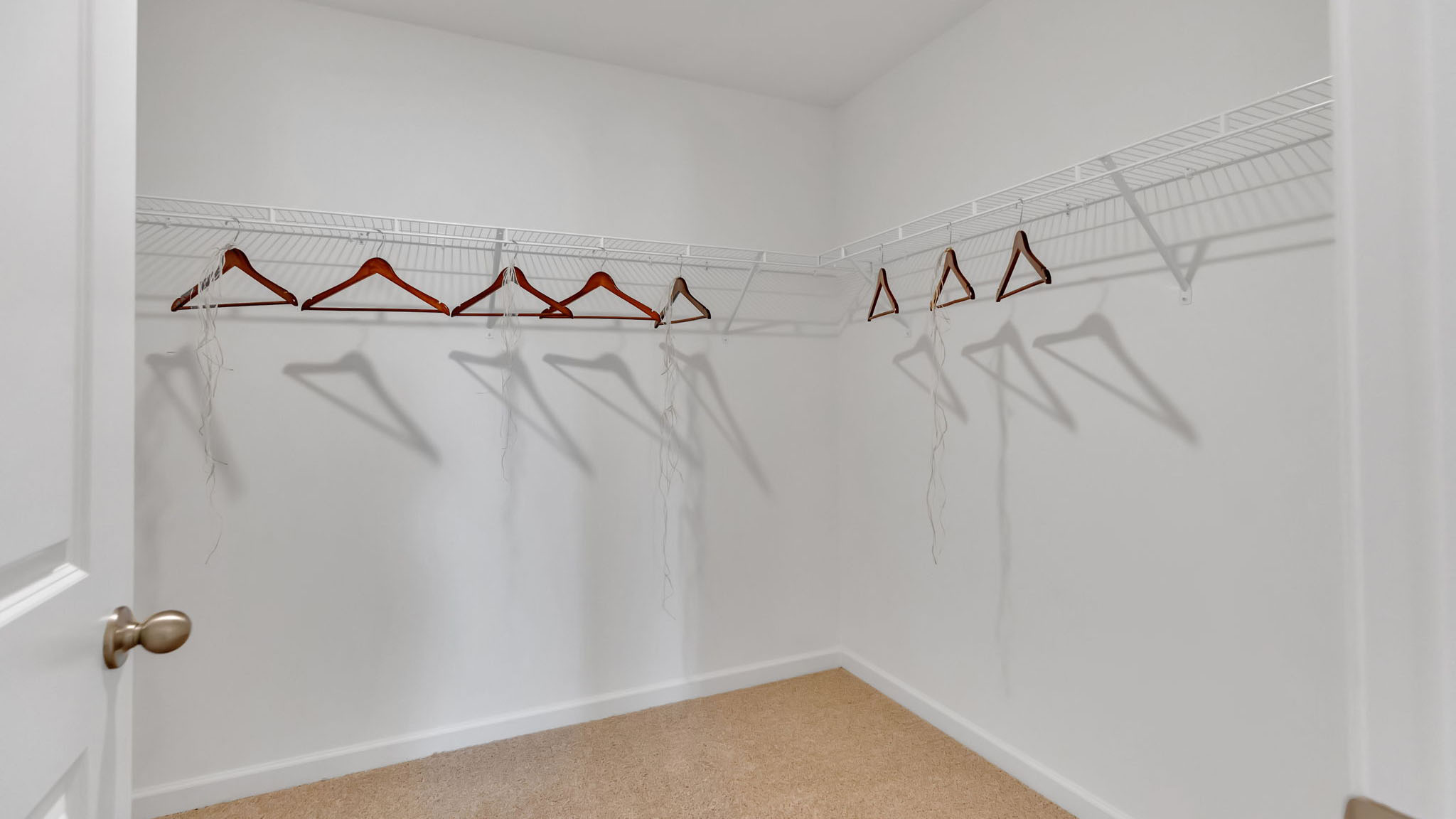 Closet with shelving