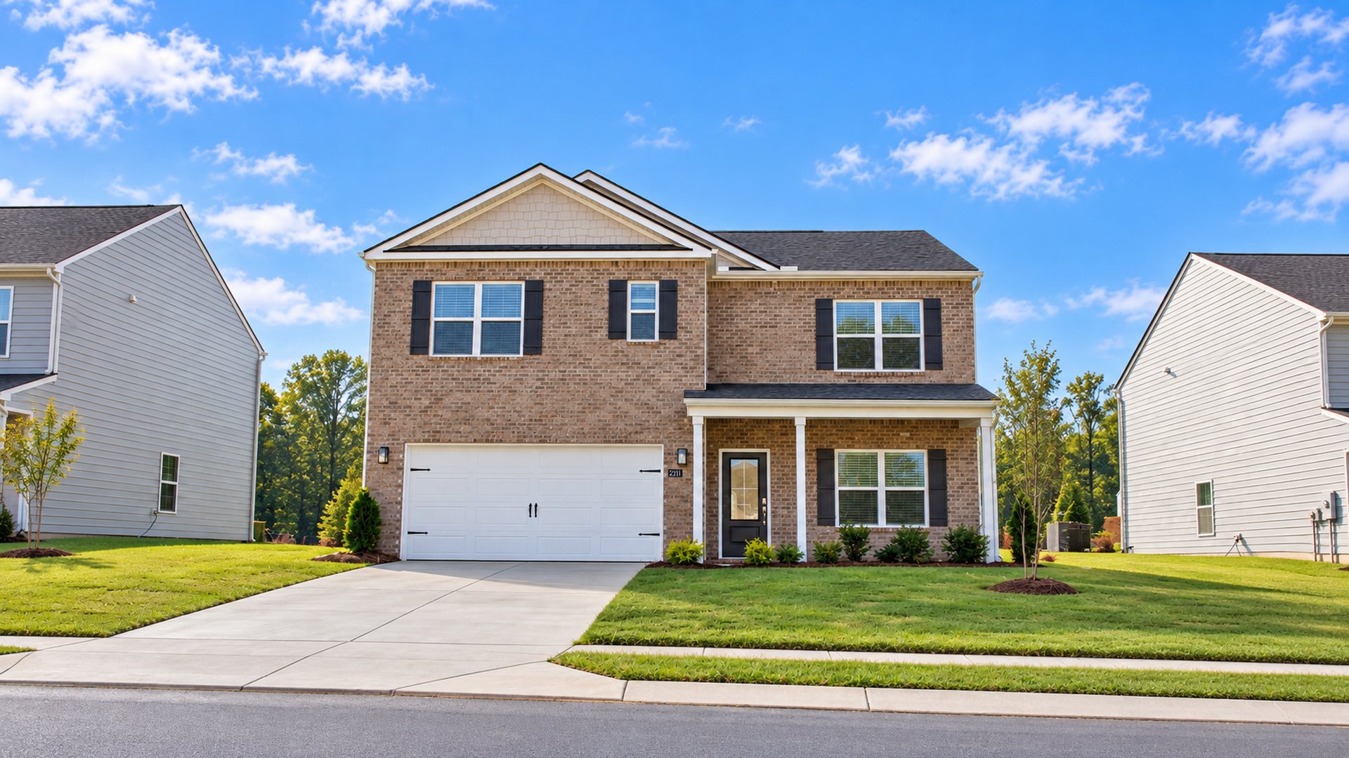 photo of two story home