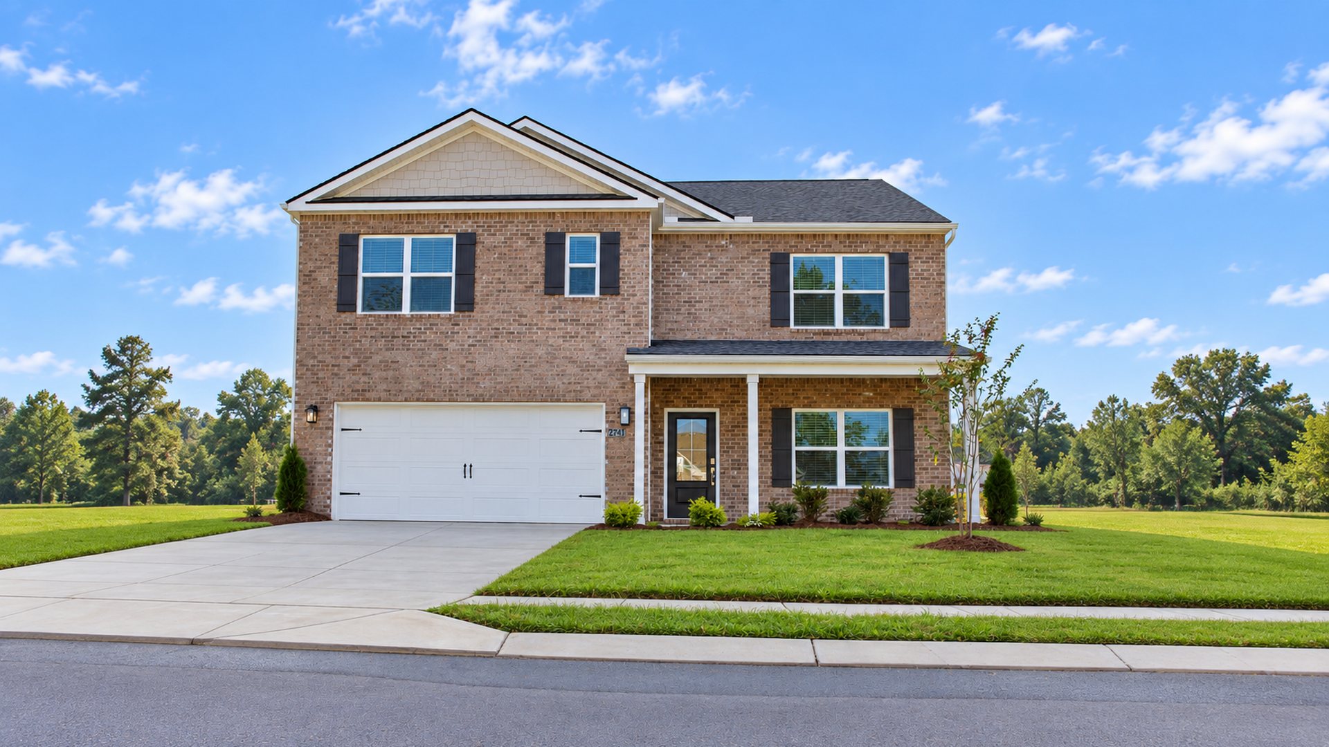 photo of two story home