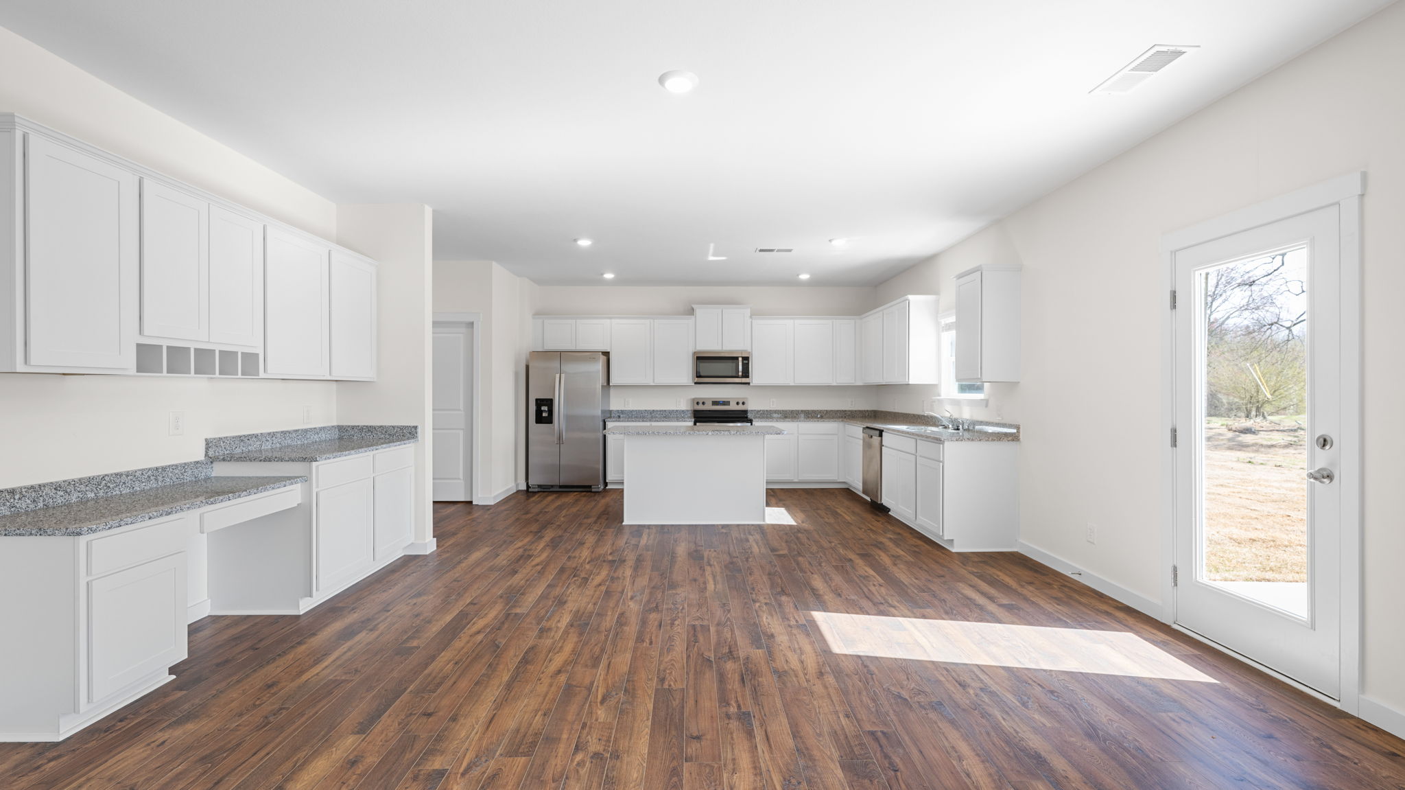kitchen with cabinets and stainless appliances