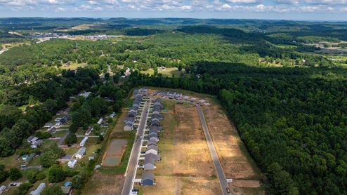 Aerial view of Hillcrest Landing