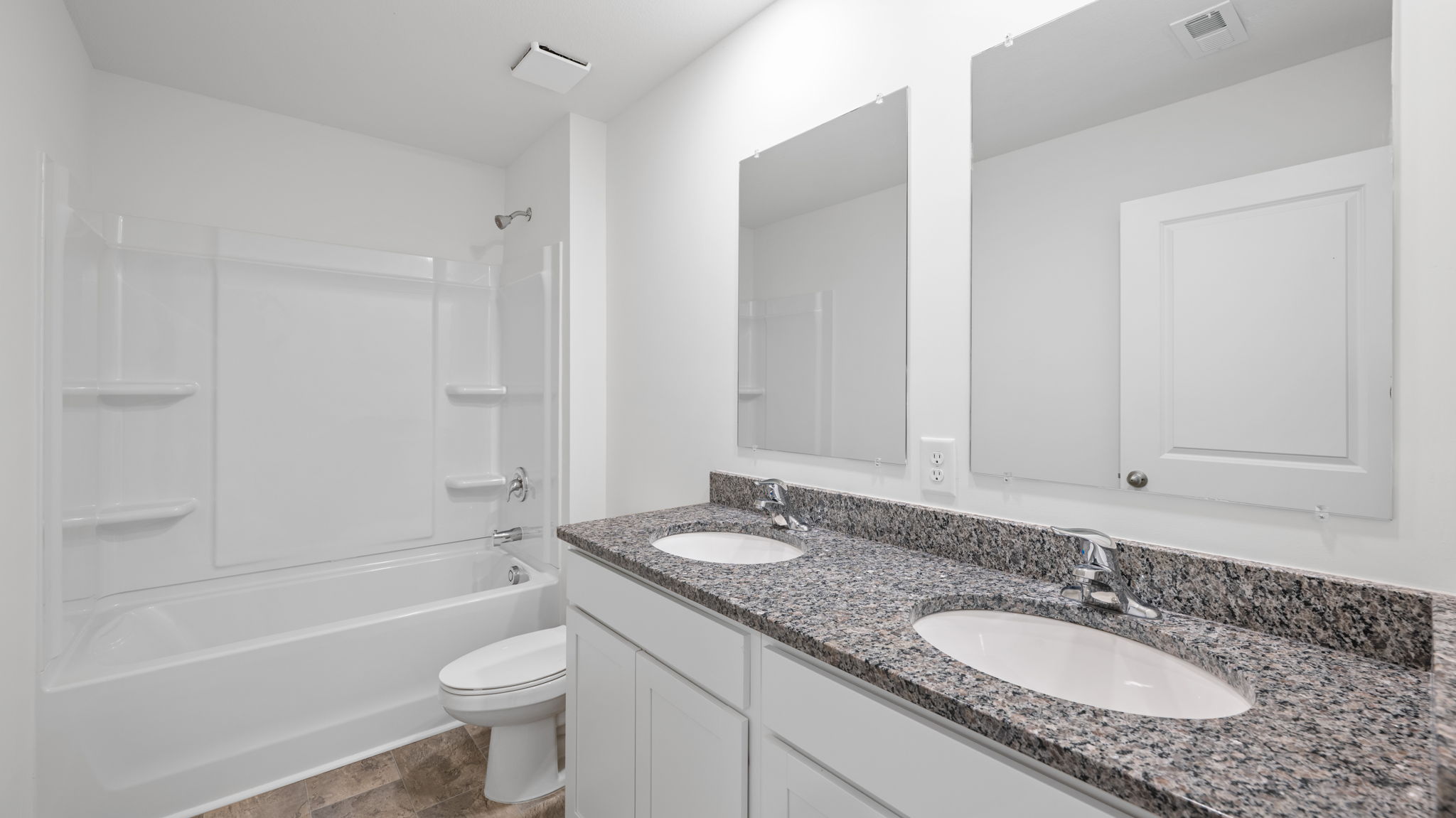 full bathroom with shower/ tub duo