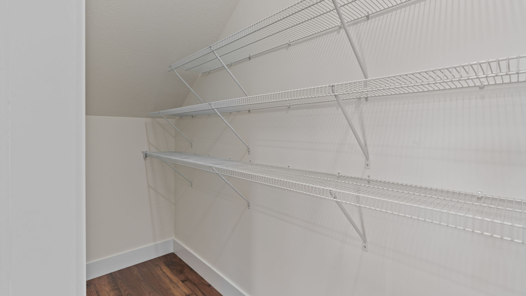 pantry with shelving